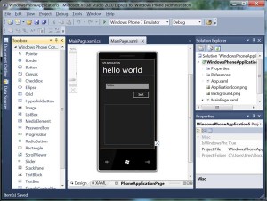 WP7 Developer Tools Beta