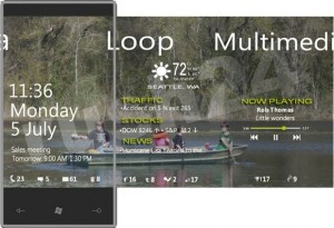 Windows Phone 7 - lock screen концепт Windows Phone 7 - lock screen концепт