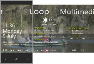 Windows Phone 7 - lock screen концепт