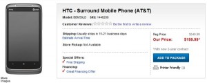 Купить HTC Surround