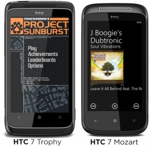 HTC 7 Mozart, HTC 7 Trophy