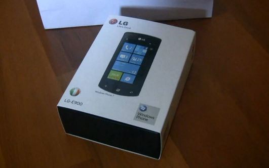 Коробка LG Optimus 7 Коробка LG Optimus 7