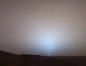 Закат Солнца с Марса (фото NASA) Закат Солнца с Марса (фото NASA)