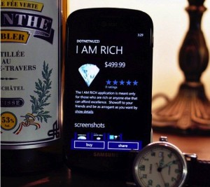 I am Rich - приложение для Windows Phone 7 I am Rich - приложение для Windows Phone 7