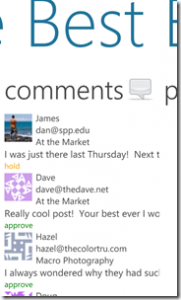 WordPress на Windows Phone 7 - комментарии