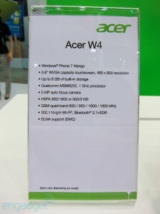 Acer W4