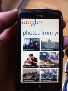   Google+  Windows Phone?