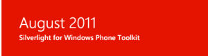 ̣  Silverlight Toolkit  Windows Phone Mango