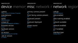 WinPhone Info
