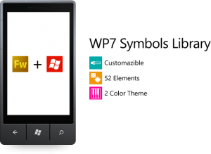 Библиотека символов Windows Phone 7 для Fireworks
