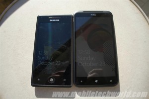 Samsung Omnia 7 против HTC Titan Samsung Omnia 7 против HTC Titan