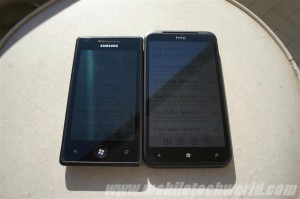 Samsung Omnia 7 против HTC Titan Samsung Omnia 7 против HTC Titan