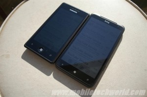 Samsung Omnia 7 против HTC Titan Samsung Omnia 7 против HTC Titan