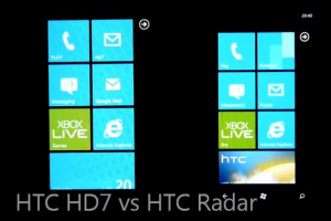  HTC HD7 () vs HTC Radar ()