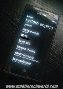 Лёгкий способ активировать интернет-шаринг на Samsung Omnia 7 и Focus Лёгкий способ активировать интернет-шаринг на Samsung Omnia 7 и Focus