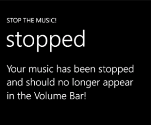 Stop The Music Stop The Music