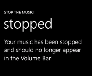 Stop The Music