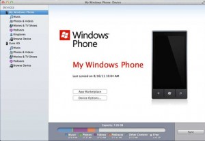 Обновился клиент Windows Phone 7 под Mac