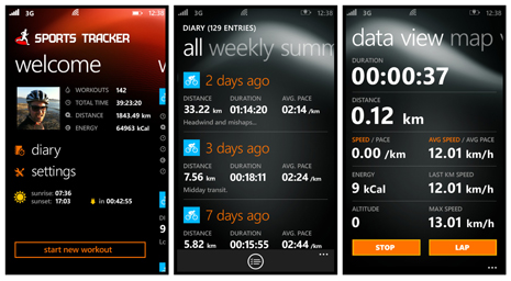 Sports Tracker  -  4