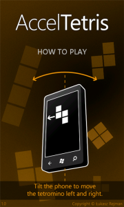 AccelTetris для WP7