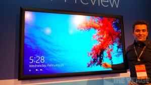 Windows 8 на 82-дюймовом сенсорном экране