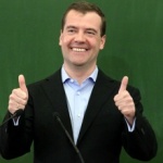 Президенту Медведеву подарили Nokia Lumia 800