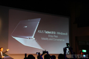 Компания Asus продемонстрировала 11,6-дюймовый планшет Tablet 810 с процессором Intel Atom на Windows 8 Компания Asus продемонстрировала 11,6-дюймовый планшет Tablet 810 с процессором Intel Atom на Windows 8