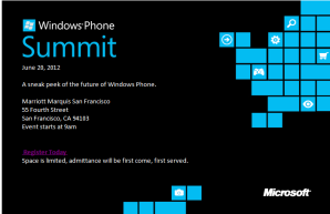 Windows Phone Summit