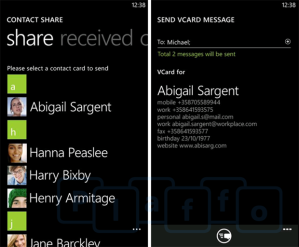 Contact Share Contact Share
