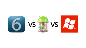   Android Jelly Bean, iOS 6  Windows Phone 8