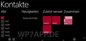Группы контактов в Windows Phone 8 Группы контактов в Windows Phone 8