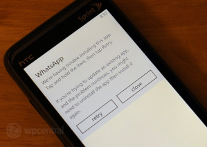 Ошибка в маркете Windows Phone Ошибка в маркете Windows Phone