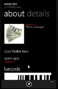 Немного о Windows Phone 8 Wallets и Deals API Немного о Windows Phone 8 Wallets и Deals API