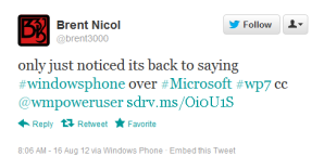 Твиты с Windows Phone Твиты с Windows Phone