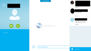 Skype с интерфейсом Modern для Windows 8