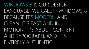 Язык дизайна Windows 8