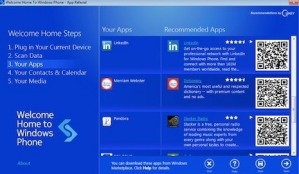 Welcome Home for Windows Phone