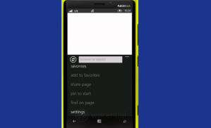 В Internet Explorer для Windows Phone 8 вернётся поиск по странице