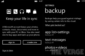 Сохранение резервных данных в Windows Phone 8