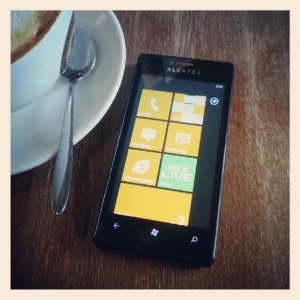 Alcatel One Touch View на базе Windows Phone 7.8