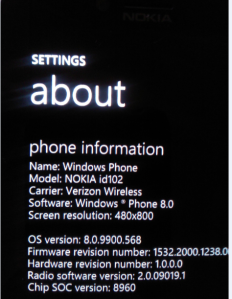 Nokia Lumia 822 для Verizon