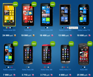 Цены на смартфоны Nokia Цены на смартфоны Nokia