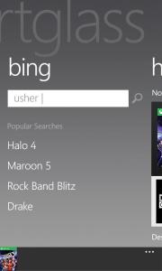 Поиск Bing в Xbox SmartGlass