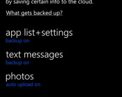 Бэкап в Windows Phone 8