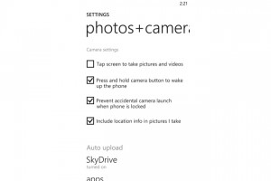 Windows Phone 8: Защита от снимка из кармана