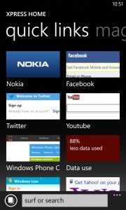 Windows Phone-браузер для смартфонов Lumia Nokia Xpress