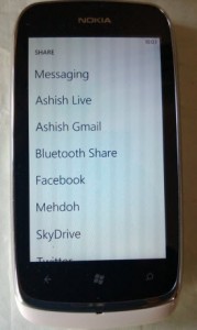 Bluetooth Share on Windows Phone 7.8 Bluetooth Share on Windows Phone 7.8