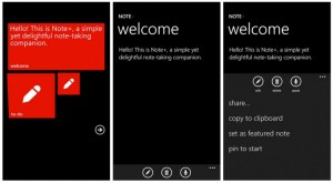 Note+ для Windows Phone 8 Note+ для Windows Phone 8