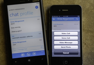Skype на Nokia Lumia и iPhone Skype на Nokia Lumia и iPhone