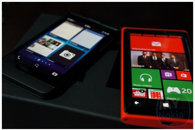 Nokia Lumia 920 vs BlackBerry Z10